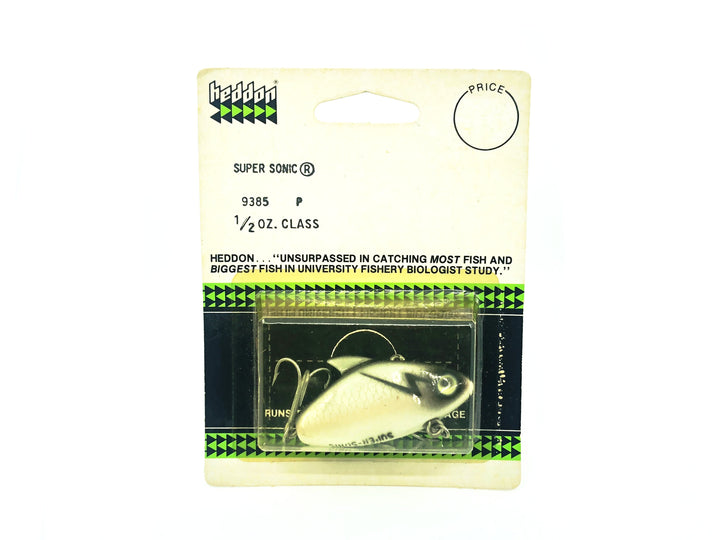 Heddon Super Sonic, P Shiner Color on Card