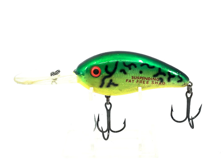 Xcalibur Bill Dance Suspending Fat Free Shad, Green Shad Color