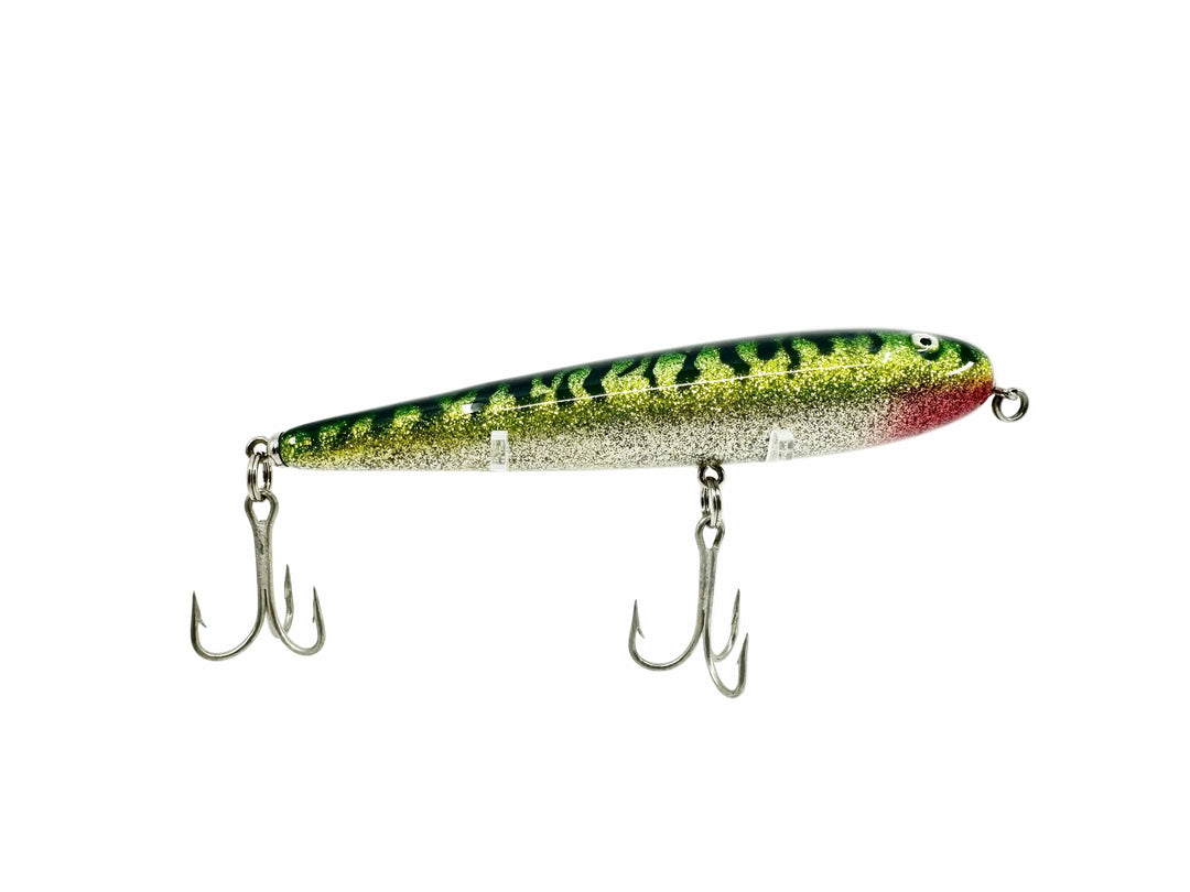 Topwater Walking Musky Bait, Hot Tiger Color