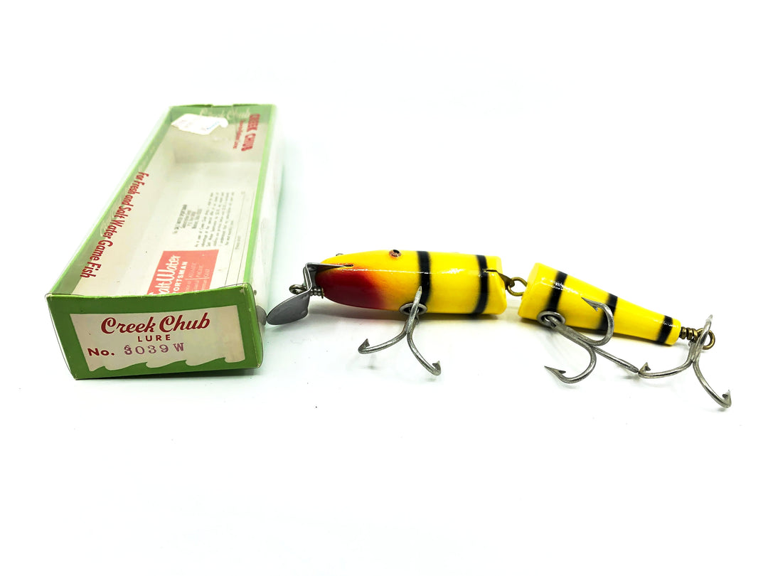 Creek Chub Jointed Husky Pikie 3000, Tiger Stripe Color 3039 with Box-Tough Special Order