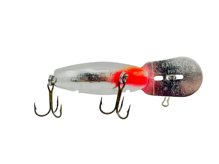 Storm Thin Fin Rattle Tot RH140, #140 Metallic Silver/Black Back/Red Throat Color