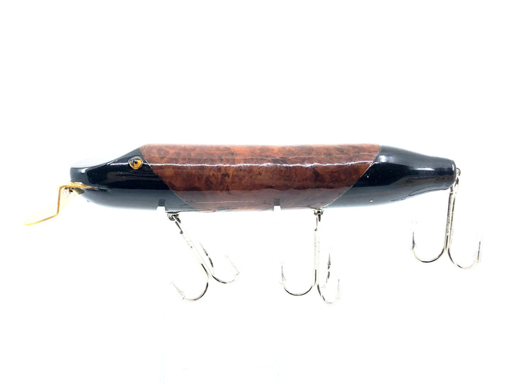 Musky Dan (XXX Lures) Husky Pikie, Ebony & Mallee Burl Color with COA