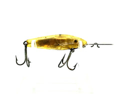 L & S Mirrolure 2M Sinker, Amber/Silver Flasher Color
