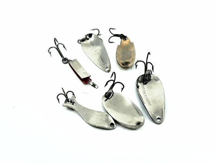 Vintage Small Spoon 6 Pack- South Bend, Wonderlure, & More!