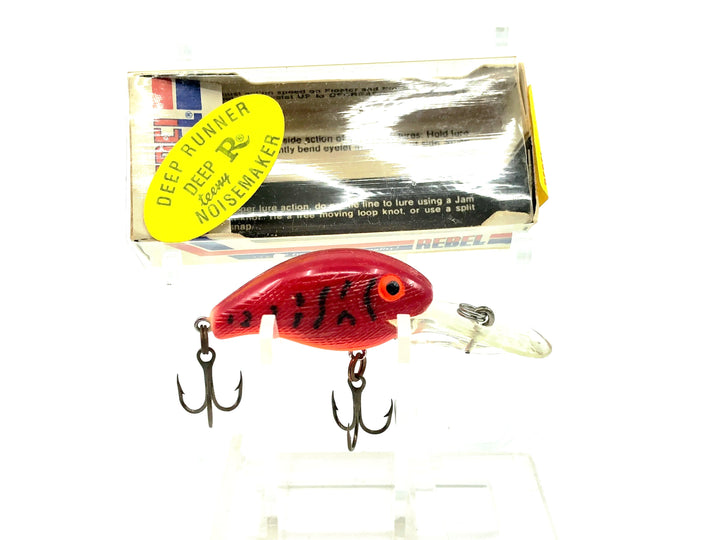 Rebel Deep Teeny R Noisemaker D9245, Red Crawdad w/Box