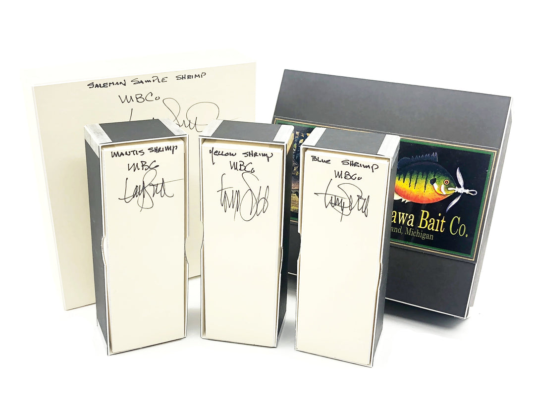 Macatawa Bait Co. Shrimp Salesman Sample Box