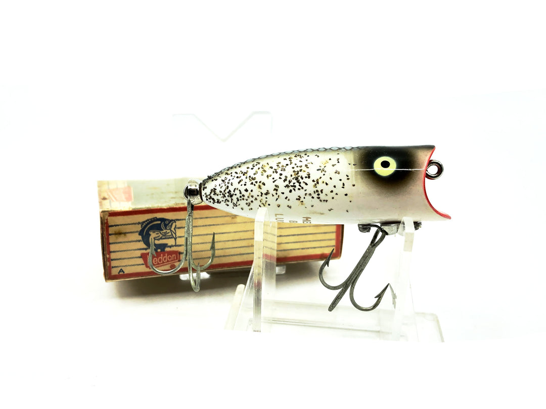 Heddon Baby Lucky 13 2400, SS Silver Flitter Color with Box