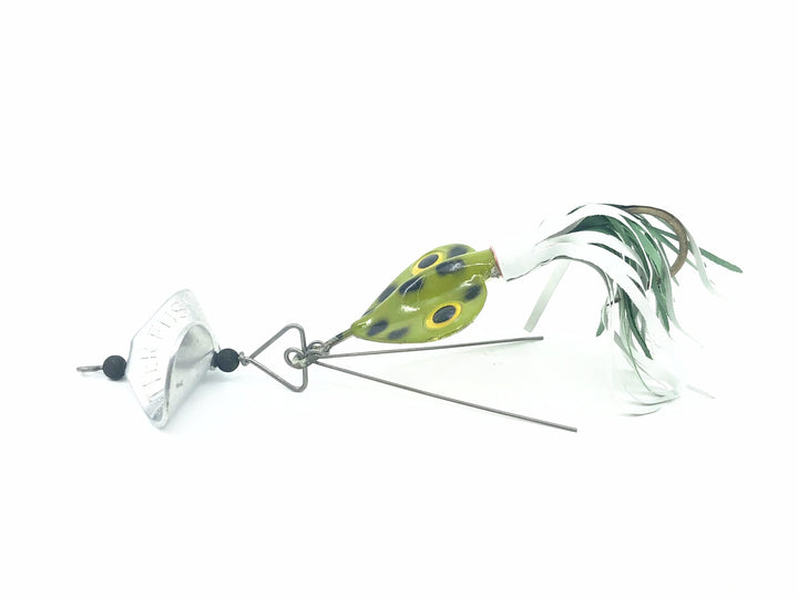 Arbogast Sputter Fuss #2 1/2oz, Frog/White Belly Color