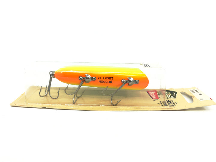 Heddon Lucky 13, GRA Green Fluorescent Crawdad Color on Card