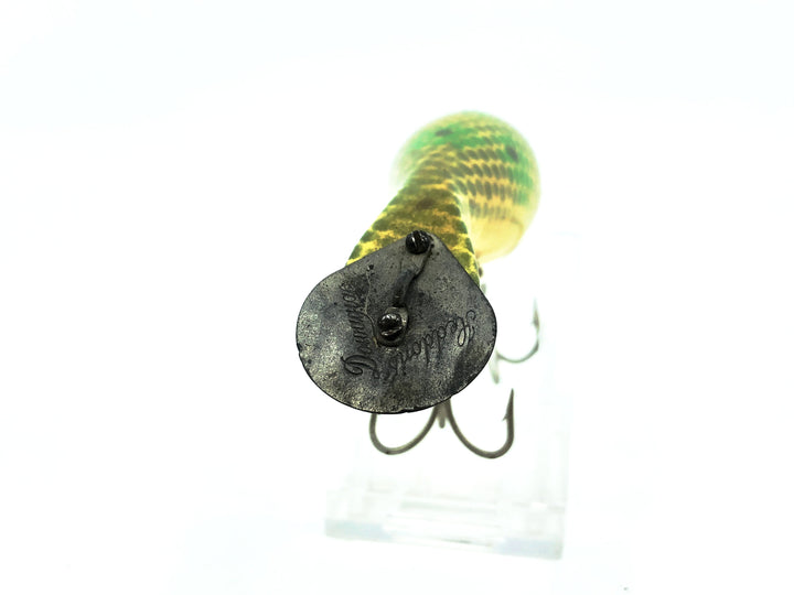 Heddon #5000 Tadpolly, Repainted Frog Spot Color