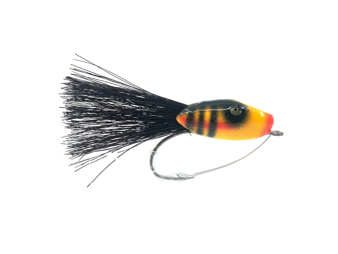Musky Dan (XXX Lures) Fly Rod Dinger, Bar Perch Color