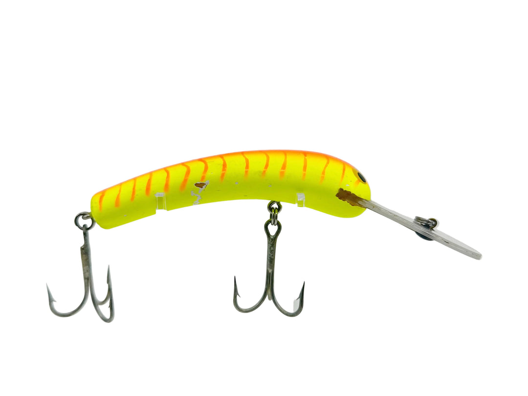 Bagley Smoo #5 LM2, #114 Tiger Stripe on Fluorescent Yellow Color