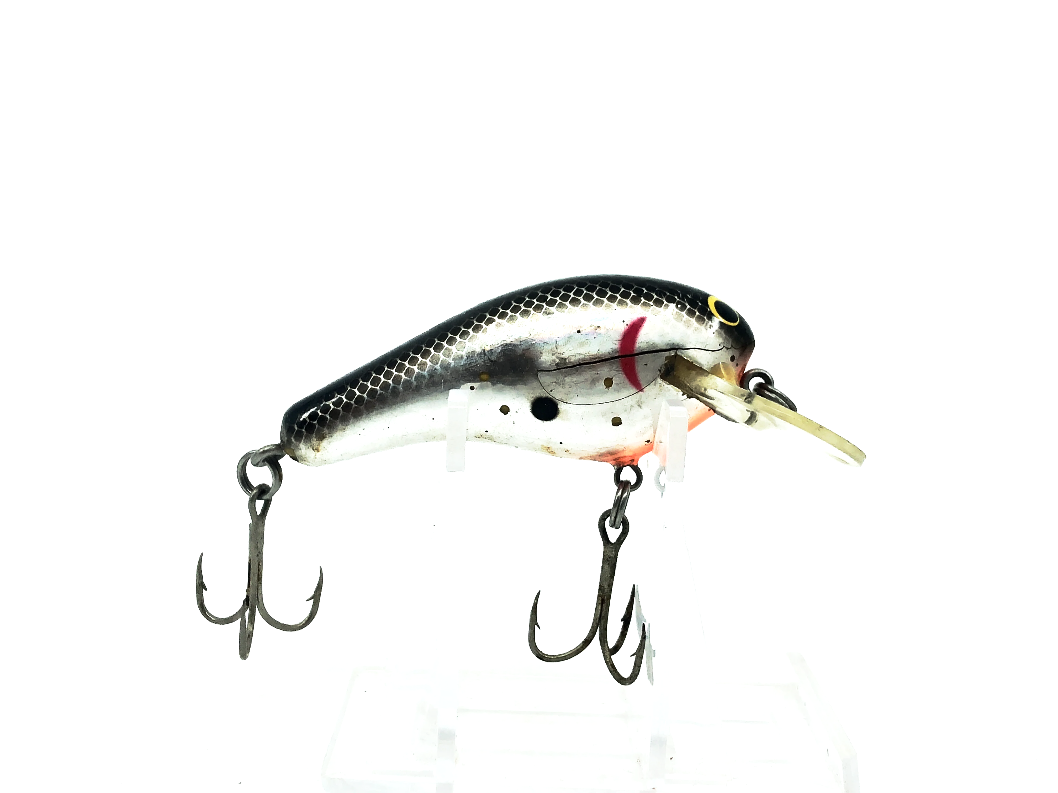 Leurre De Pêche Vintage Bagley's Kill'r B2 - Crankbait En Bois, Couleur Tru-Life CRAW, Excellent état