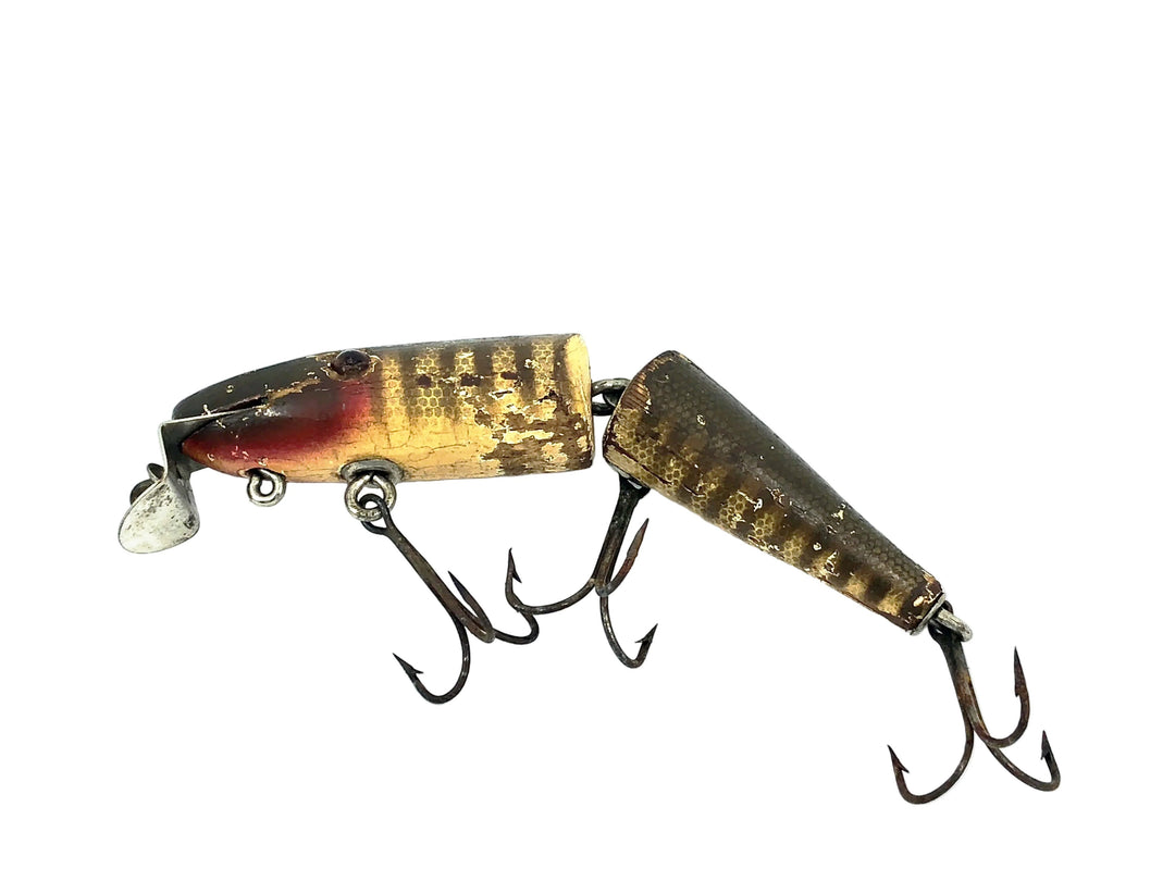 Creek Chub 2600 Jointed Pikie Minnow, Pikie Scale Color 2600 Glass Eyes