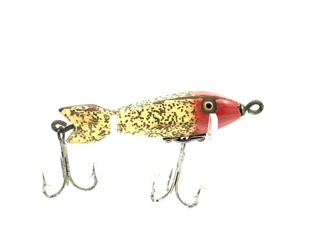 Heddon No. 500 Salterwater Special (Little Joe), RH Red Head/Gold Flitter (little Sarafina) Color