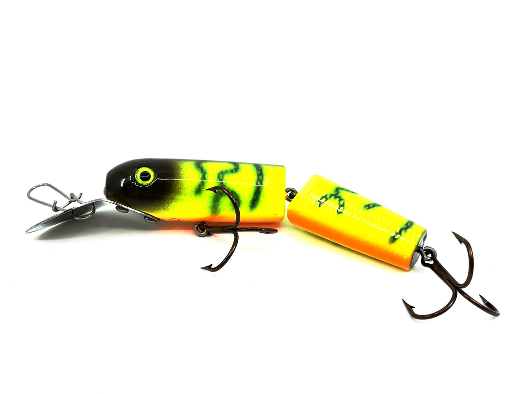 Leo-Lure, Leo-Minnow Jointed, Custom Color, Fire Bass (Orange Belly)