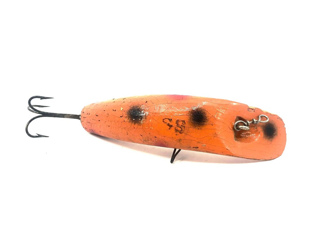 Helin Flatfish S3, OR Orange/Spots Color - Wooden