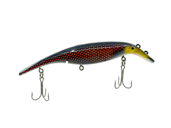 Homer Le Blanc Swim Whizz 8", Black/Red Scale Color