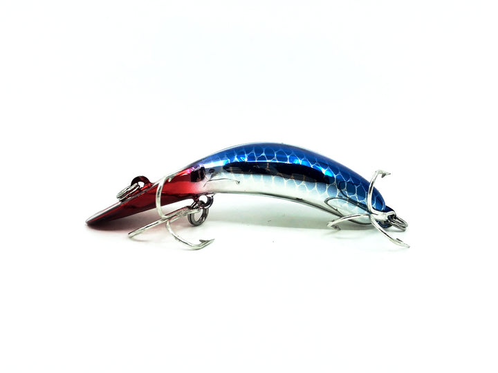 Heddon Tadpolly, NBRH Chrome Blue Red Head Color