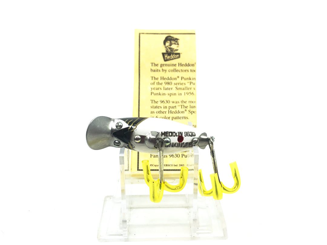 Heddon 9630 2nd Punkinseed X9630BKHG Black Head/White/Gold Gills Color New in Box