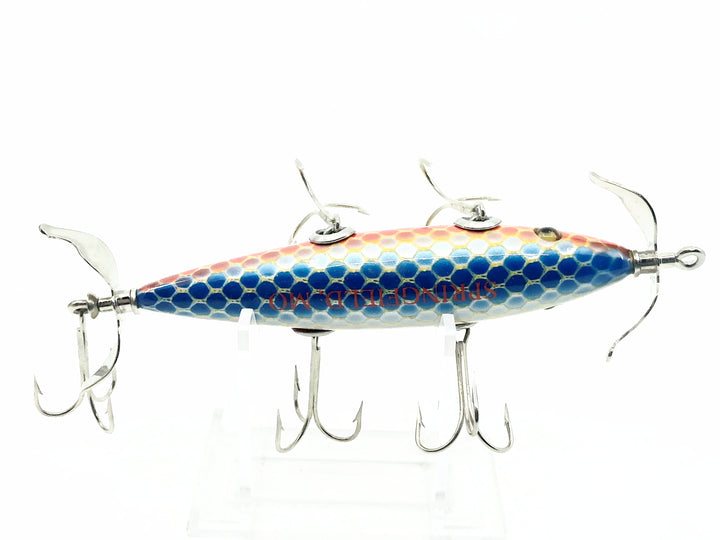 Little Sac Bait Company Meramec Minnow Scaled Blue Back Color Wooden Box
