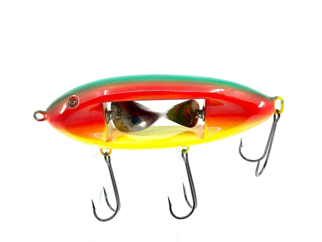 Musky Dan (XXX Lures) Chippewa Bait, Rainbow Color