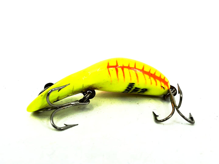 Heddon Tadpolly Tiny Tad, YFO Yellow/Fluorescent Ribs Color