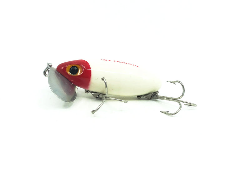 Arbogast Jitterbug 5/8oz, White/Red Head Color