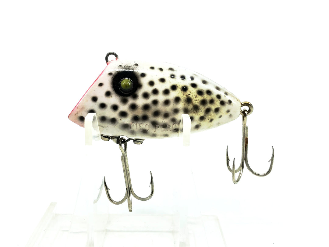 PICO Perch, White/Black Dots Color