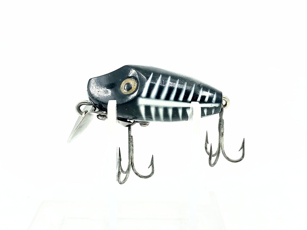 Heddon Midgit Digit River Runt Spook 9020, XBW Black Shore Minnow Color