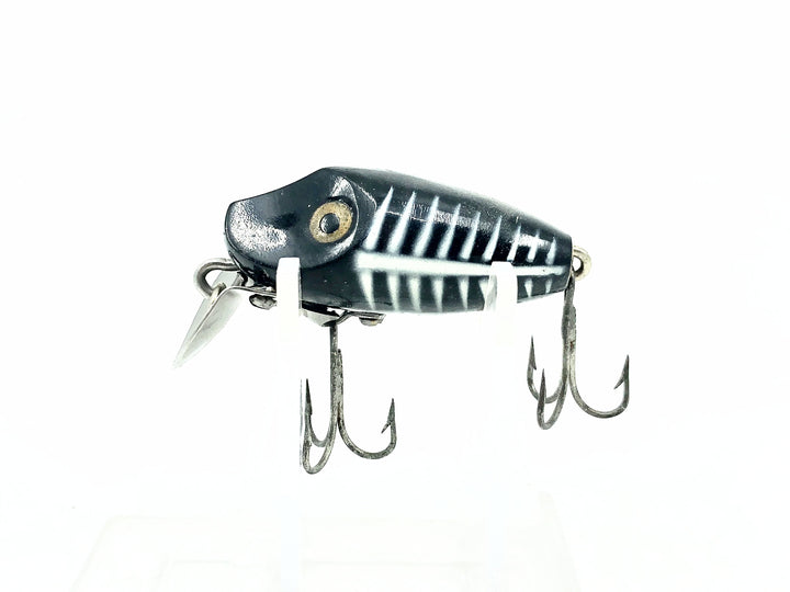 Heddon Midgit Digit River Runt Spook 9020, XBW Black Shore Minnow Color