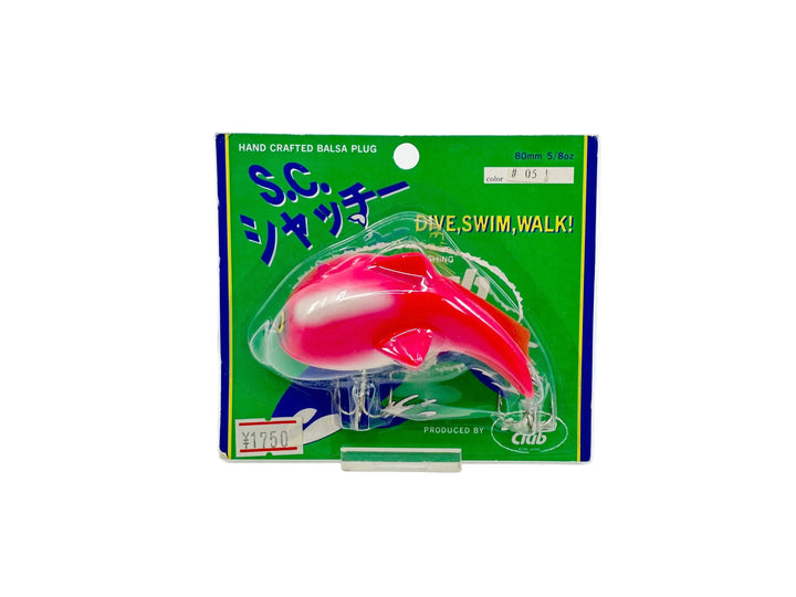 Splash Club SC Shachi, Orca Pattern, Pink/White Color on Card
