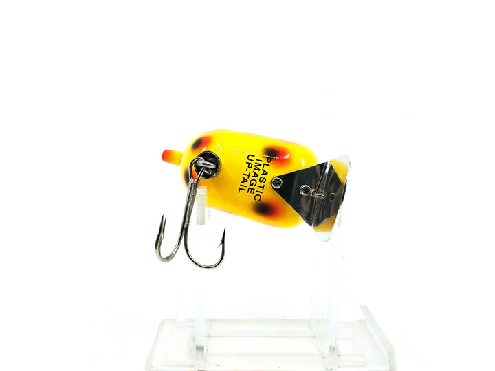 Plastic Image Up-Tail Hi-Tail Imitation, Yellow/Red Spots Color