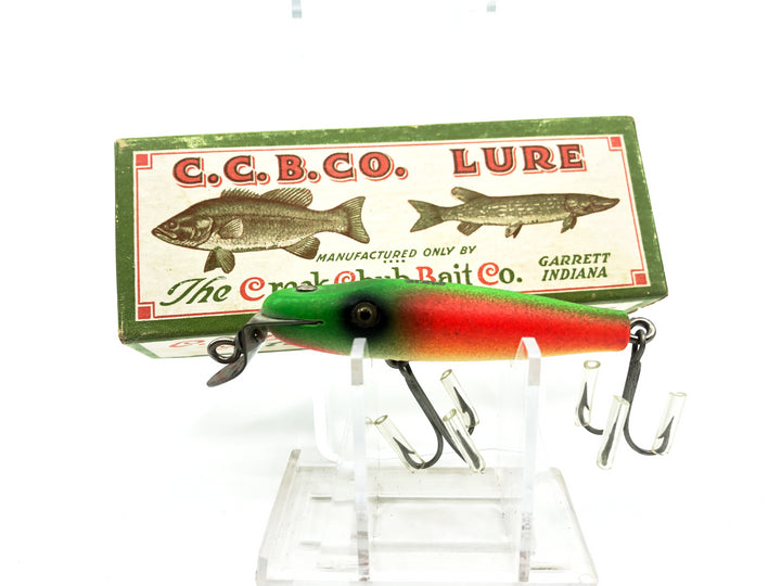 Creek Chub 2200 Midget Pikie, #31 Rainbow Fire Color with Box