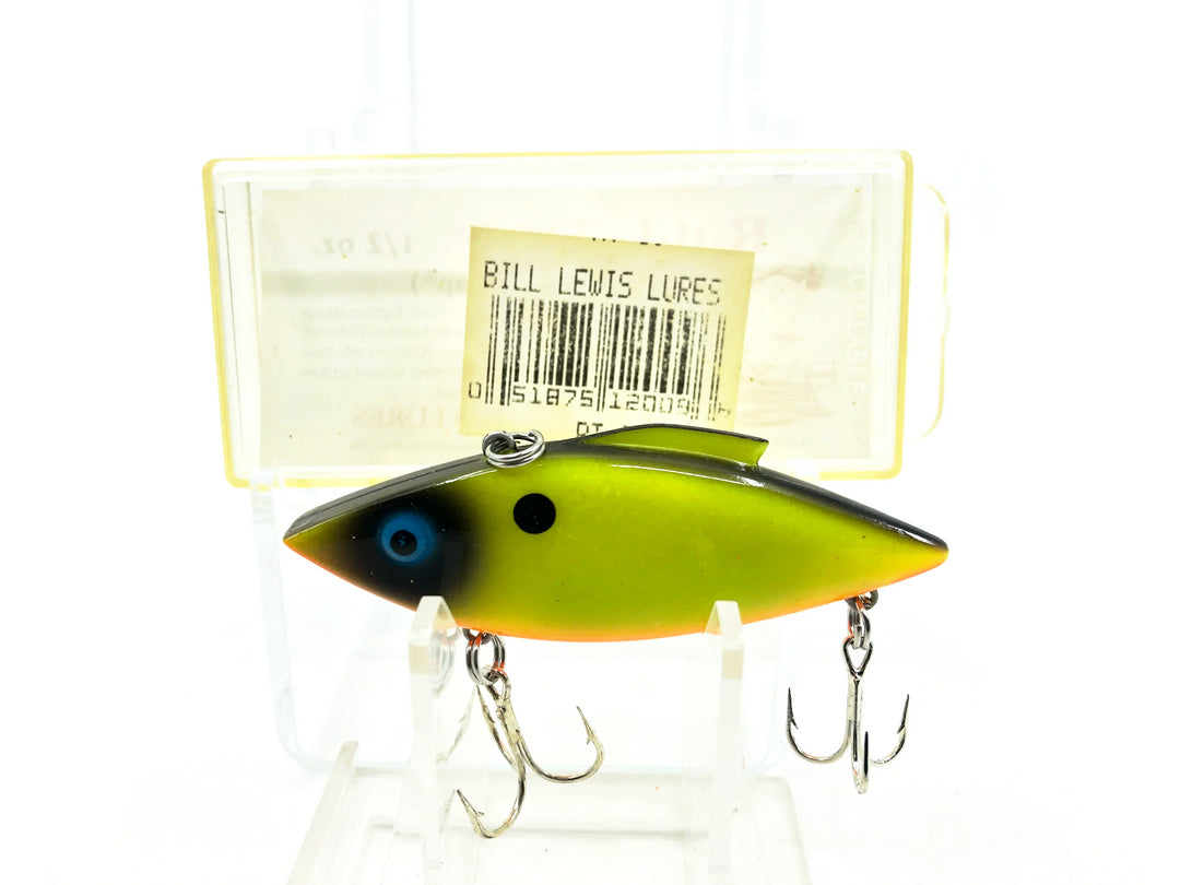 Bill Lewis Rat-L-Trap, #09 Chartreuse/Black Back Color w/Box
