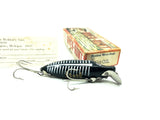 Heddon River Runt Spook Floater 9400-XBW, Black Shore Minnow Color with Box