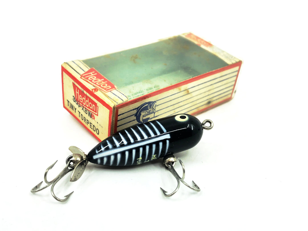 Heddon Tiny Torpedo, XBW Black Shore Color, with Box