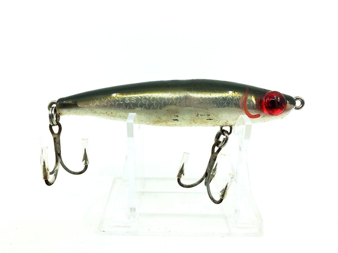 L & S Mirrolure Catch 2000, Green/Silver Scale Color