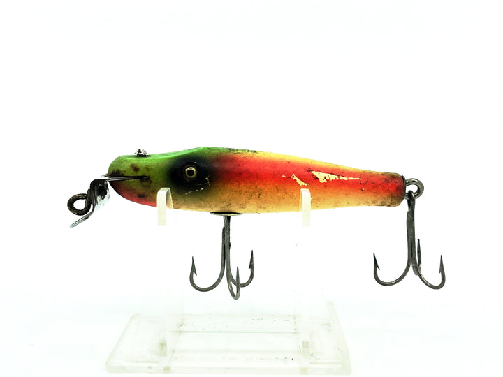 Vintage Creek Chub Baby Pikie 900, #31 Pikie Rainbow Fire Color