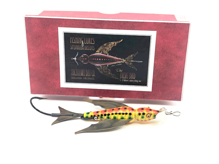 Macatawa Bait Co. Mini Musky Bird, Trout Bird Color w/Box