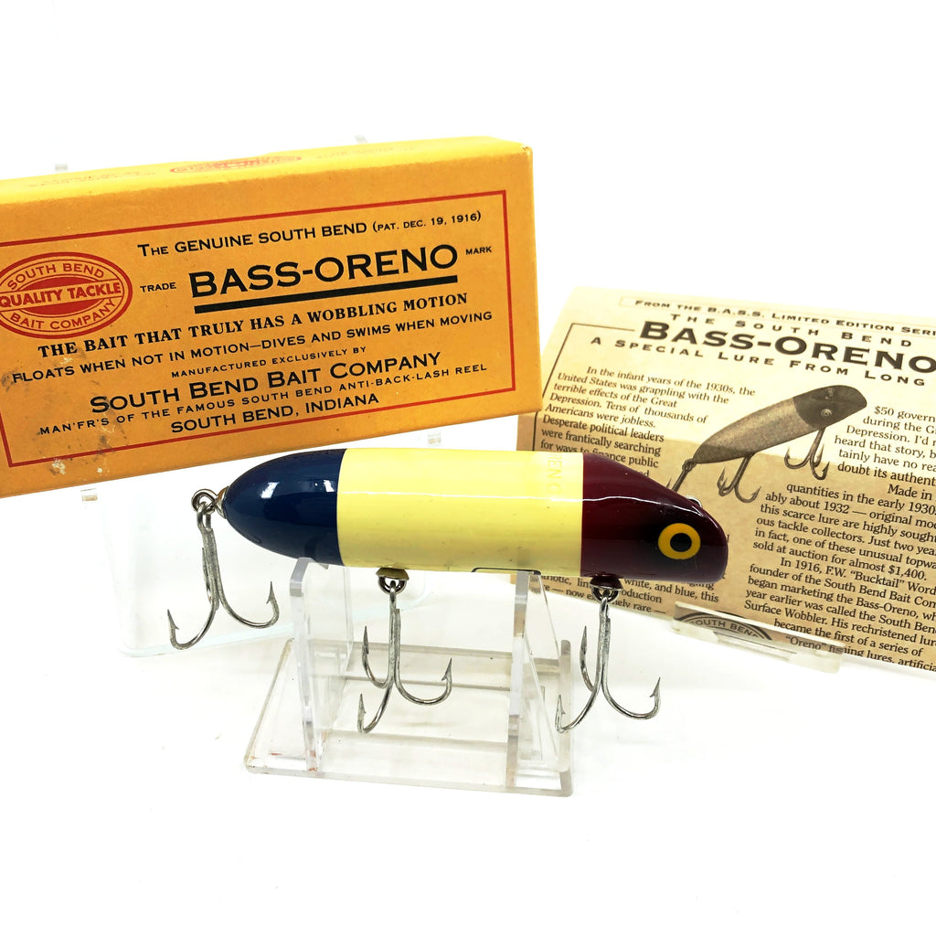 South Bend BASS Collector's Series Bass-Oreno, Red/White/Blue Color Ne – My Bait Shop, LLC