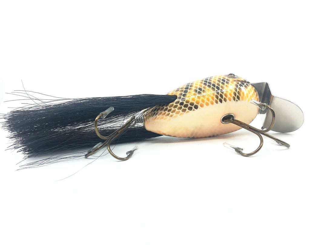 Musky Dan (XXX Lures) Giant Dingbat, Gold & Black Scales w/COA