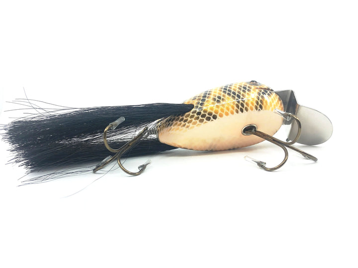Musky Dan (XXX Lures) Giant Dingbat, Gold & Black Scales w/COA