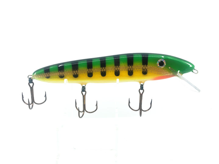 Big Game Tackle 9" Balsa Twitch, Hot Perch Color