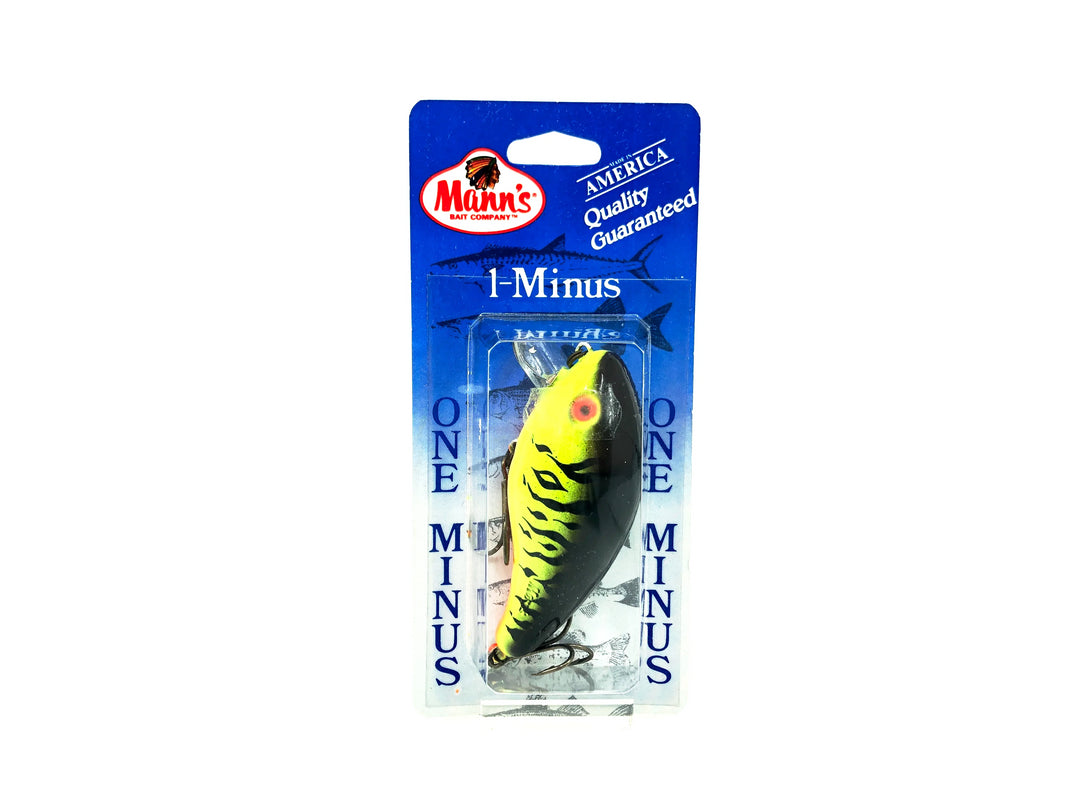 Mann's Mid 1- Minus, Fire Shad Color on Card - Double Stamped