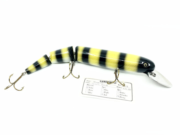Chautauqua Warpath 12" Musky Lure, Green Freak Color