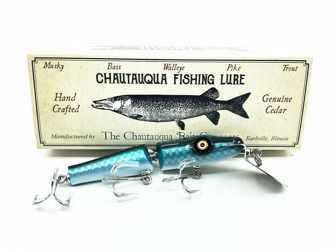 Chautauqua Custom Jointed Pikie Minnow, Jade Dragon Color