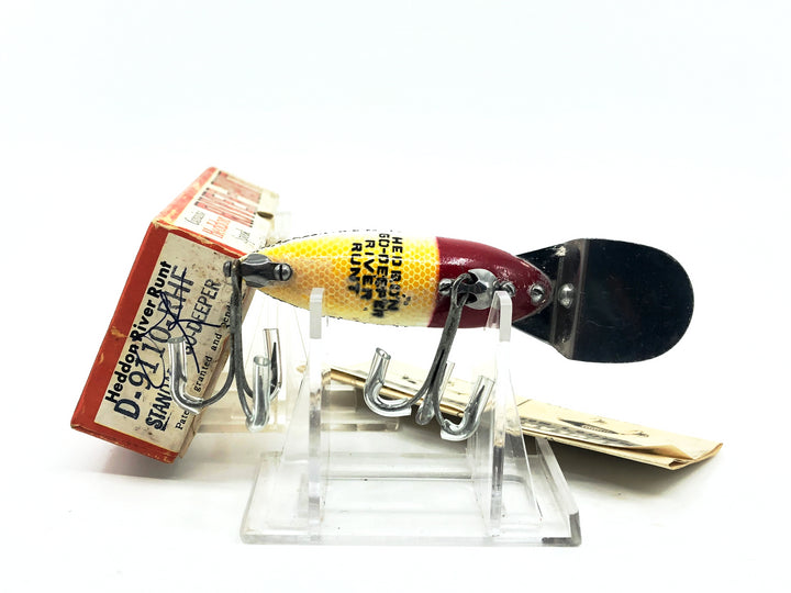 Heddon River Runt Spook Go-Deeper, D-9110-RHF Red Head Flitter Color with Box and Paperwork