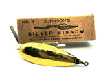 Johnson Silver Minnow No.3, Gold Color in Box