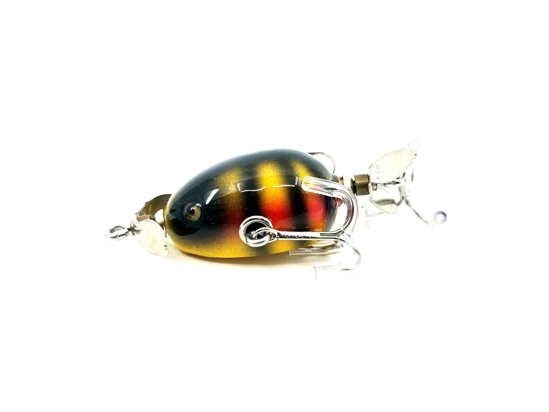 Musky Dan (XXX Lures) Baby Kent Frog, Bar Perch Color